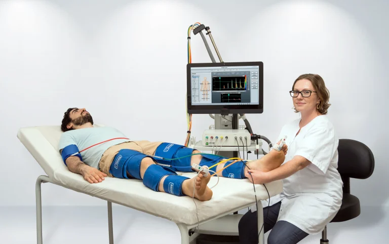 Falcon vascular diagnostic examination